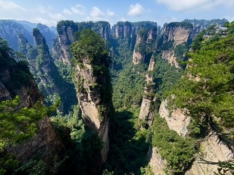 Sandsteinsäulen von Zhangjiajie