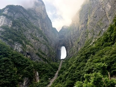 Das Himmelstor am Tianmen-Berg
